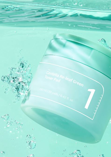 [Numbuzin] No.1 Centella Re-Leaf Green Toner Pads 70Pads 190ml