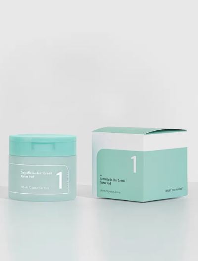 [Numbuzin] No.1 Centella Re-Leaf Green Toner Pads 70Pads 190ml