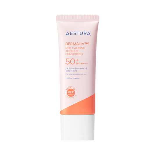 [aestura] Derma UV365 Red Успокаивающий тонирующий солнцезащитный крем 40 мл