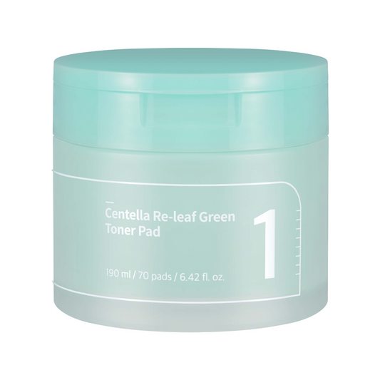 [Numbuzin] No.1 Centella Re-Leaf Green Toner Pads 70Pads 190ml