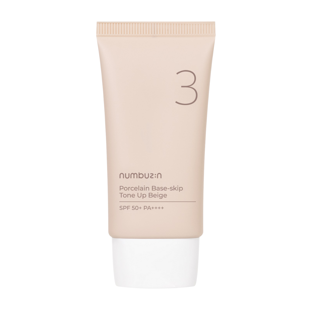 [Numbuzin] No.3 Porcelain Base-skip Tone Up Beige 50 мл
