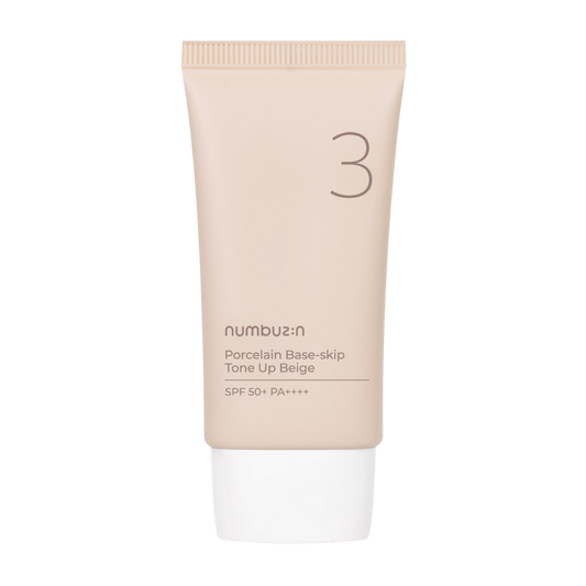 [Numbuzin] No.3 Porcelain Base-skip Tone Up Beige 50 мл
