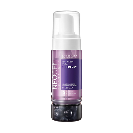 [NeoGen] DERMALOGY REAL FRESH ОЧИЩАЮЩАЯ ПЕНКА ЧЕРНИКА 160 Г