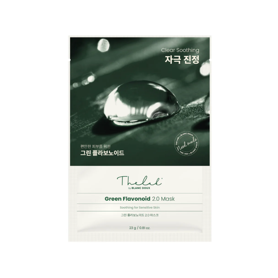 [THE LAB By BLANC DOUX] Маска Green Flavonoid 2.0 1 шт. 23 г