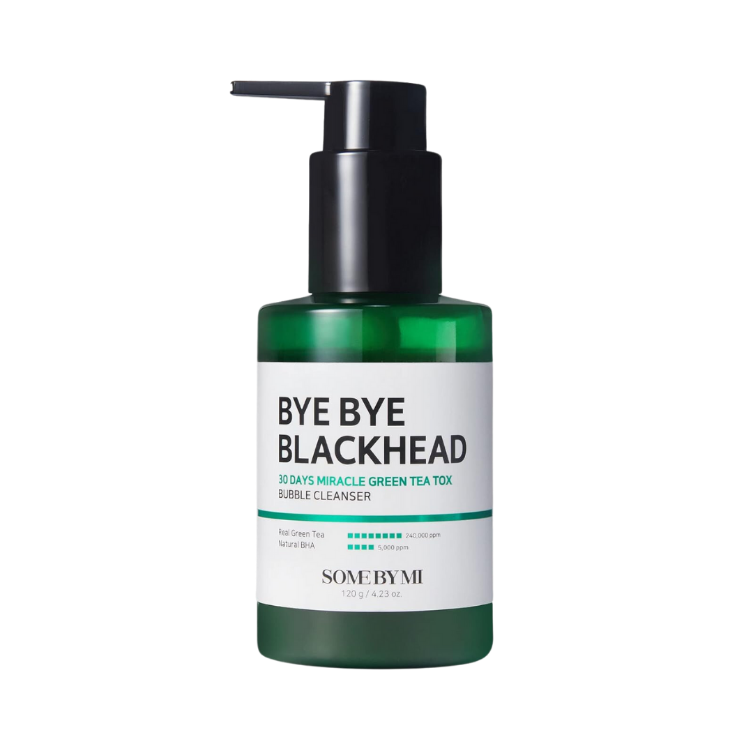 [SomeByMi] BYE ​​BY BLACKHEAD 30 DAYS MIRACLE GREEN TEA TOX BUBBLE CLEANSER 120 г