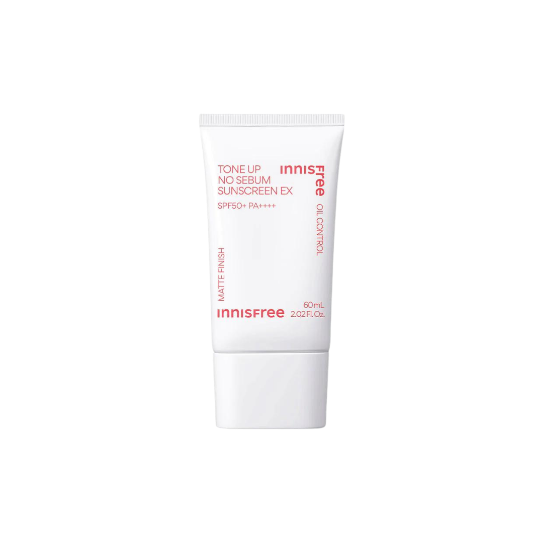 [Innisfree] Солнцезащитный крем Tone Up No Sebum SPF50+ PA++++ 60 мл