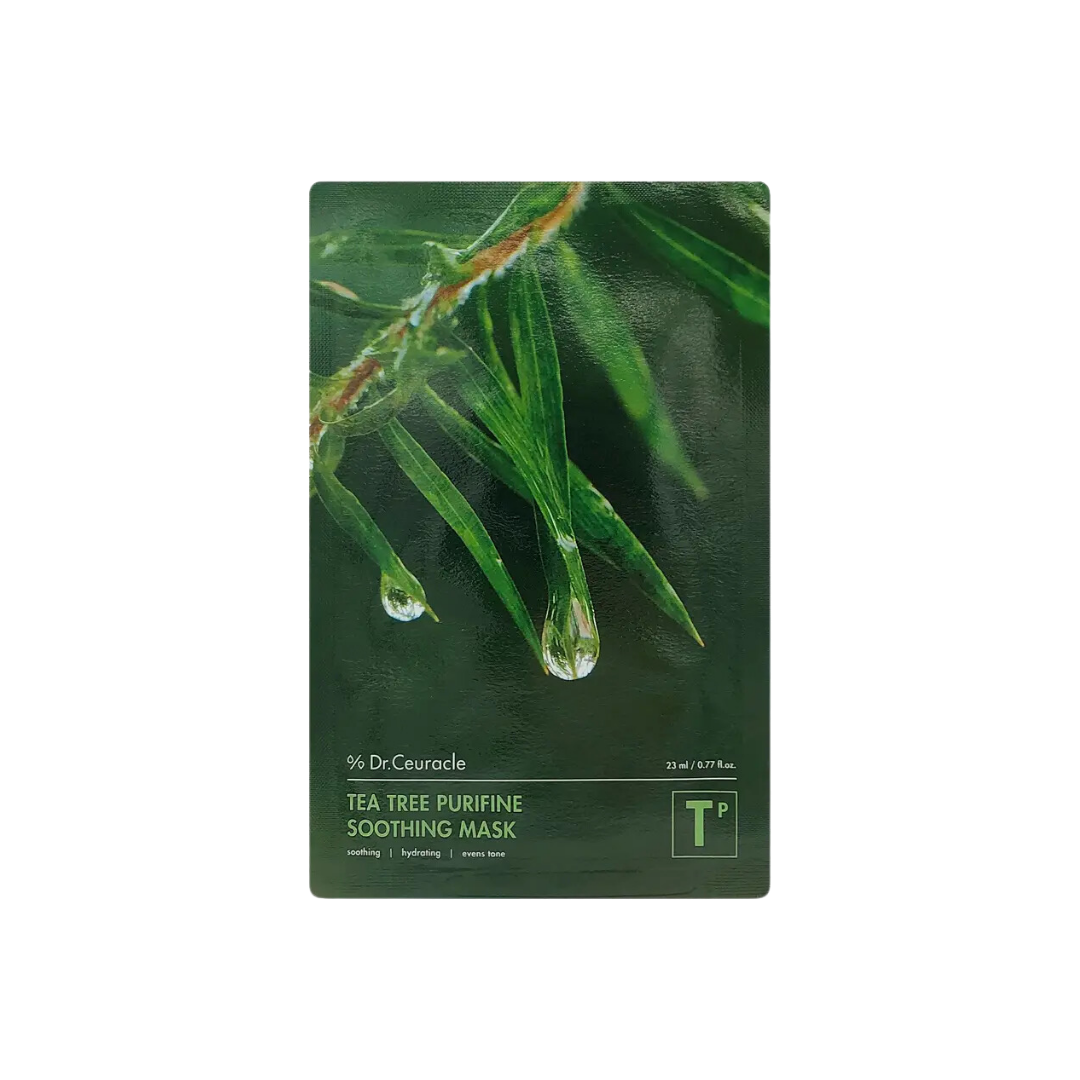 [Dr.Ceuracle] Успокаивающая маска Tea Tree Purifine 10 шт.