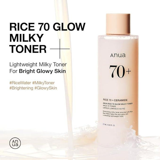 [Anua] RICE 70 GLOW MILKY ТОНИК 250 мл