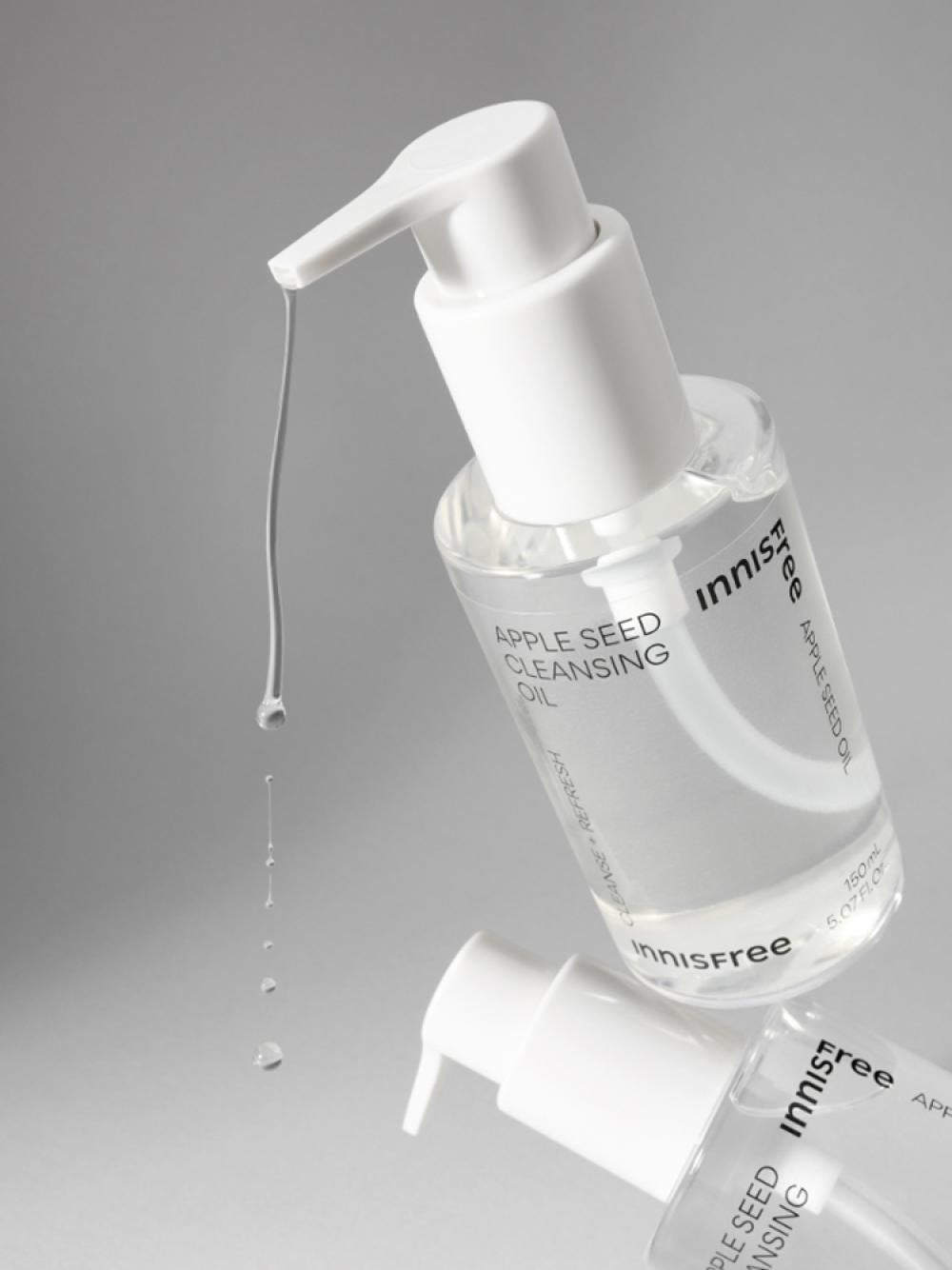 [Innisfree] Освежающее очищающее масло - с семенами яблока 150 мл