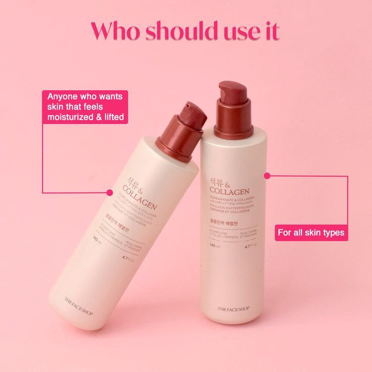 [Thefaceshop] ЭМУЛЬСИЯ ДЛЯ УВЕЛИЧЕНИЯ ОБЪЕМА ЛИЦА С ГРАНАТОМ И КОЛЛАГЕНОМ 140 мл