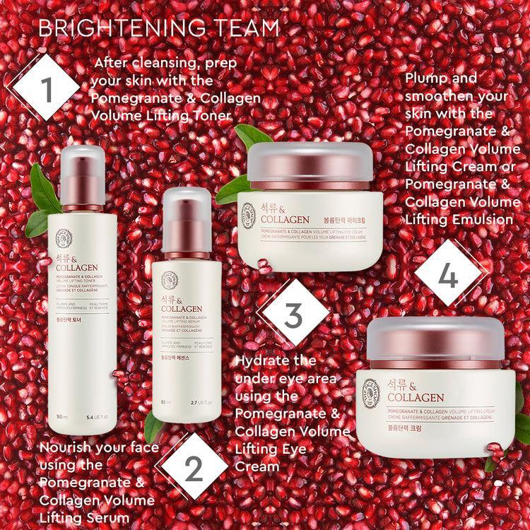 [Thefaceshop] ТОНИК ДЛЯ ОБЪЕМА С ГРАНАТОМ И КОЛЛАГЕНОМ 160 мл