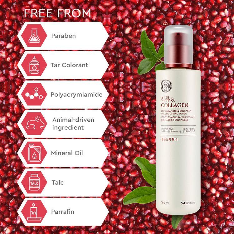 [Thefaceshop] ТОНИК ДЛЯ ОБЪЕМА С ГРАНАТОМ И КОЛЛАГЕНОМ 160 мл