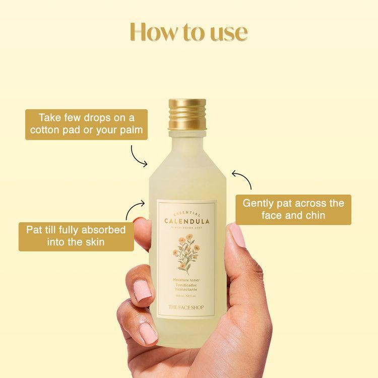 [Thefaceshop] УВЛАЖНЯЮЩИЙ ТОНИК CALENDULA ESSENTIAL 150 мл