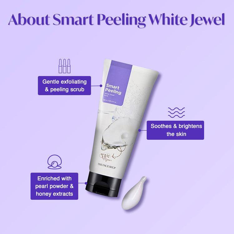 [Thefaceshop] ПИЛИНГ С БЕЛЫМИ ДРАГОЦЕННОСТЯМИ 120 мл
