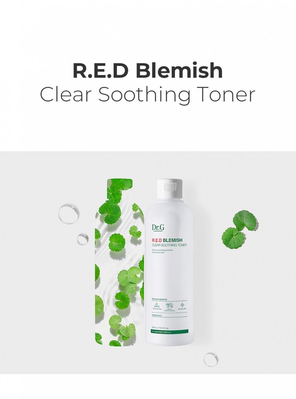 [Dr.G] Успокаивающий тоник Red Blemish Clear 300 мл