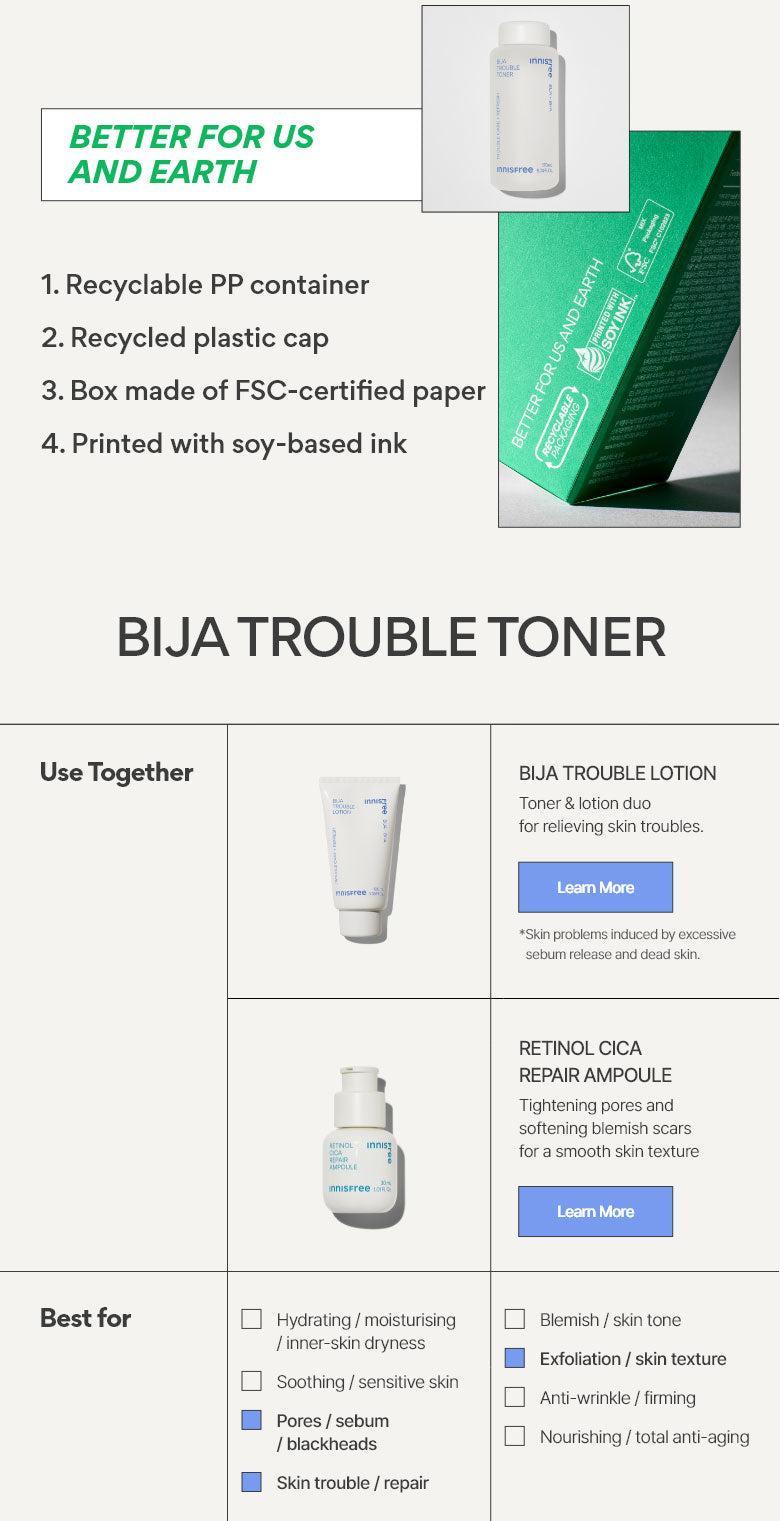 [Innisfree] Тоник Bija Trouble 170 мл