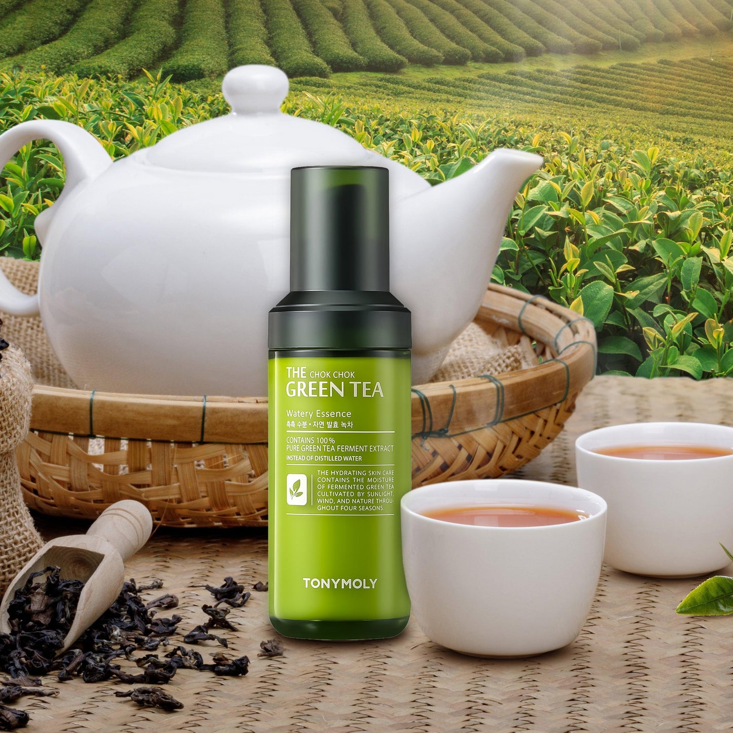 [TONYMOLY] Водная эссенция с зеленым чаем Chok Chok 55 мл