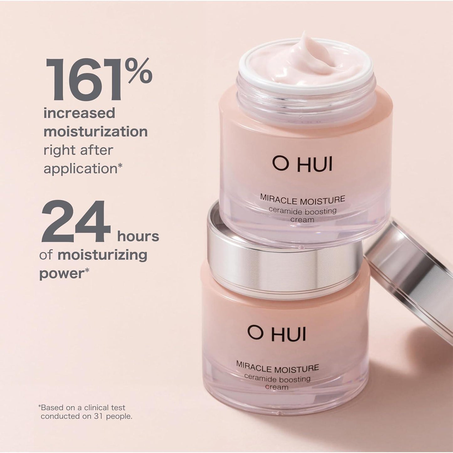 [OHUI] MIRACLE MOISTURE CERAMIDE BOOSTING CREAM 60 мл