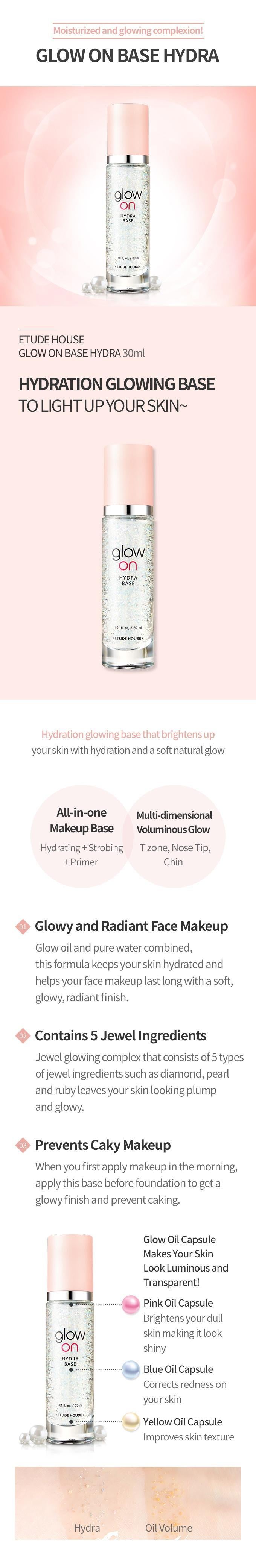 [EtudeHouse] Glow On Base Hydra 30 мл