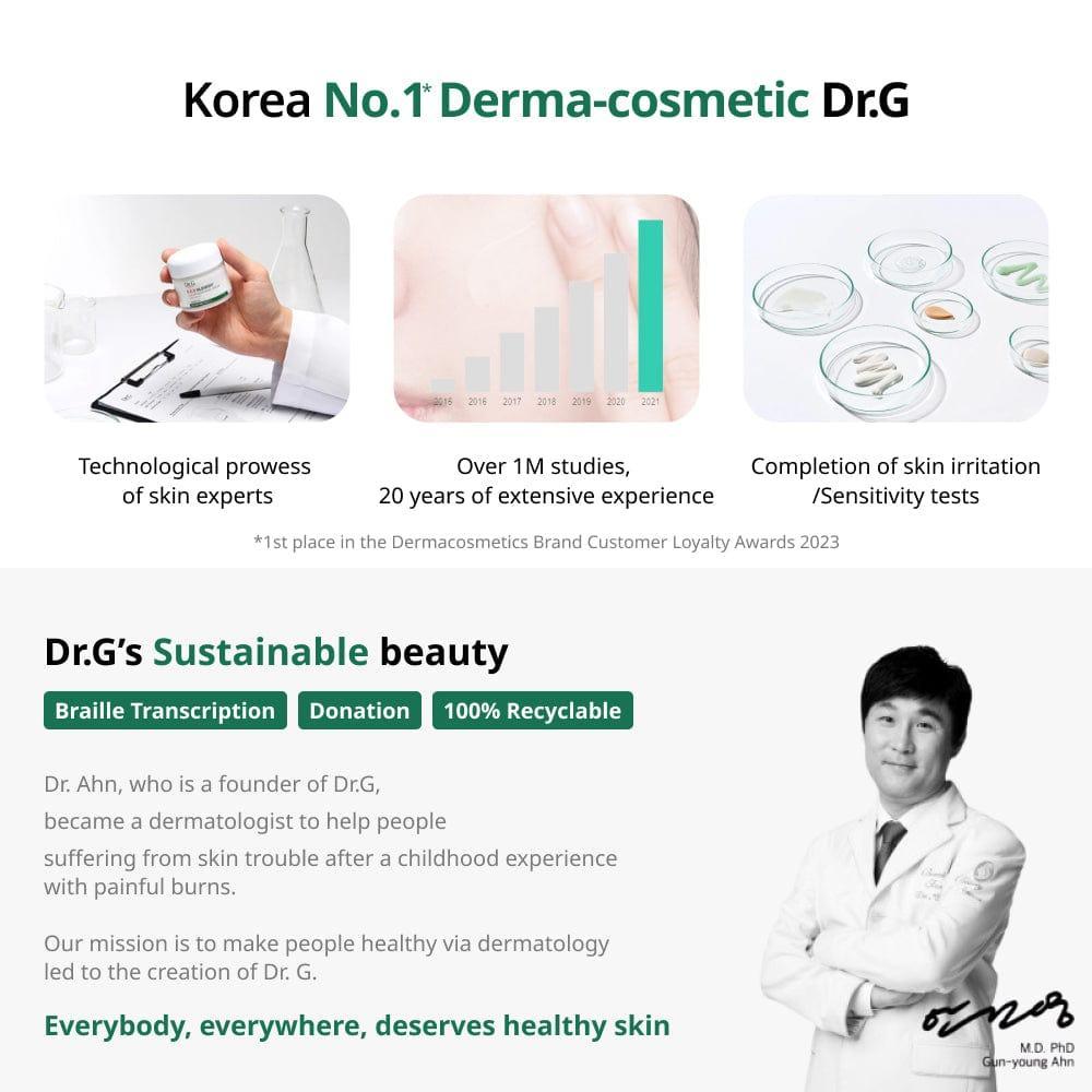 [Dr.G] Успокаивающий крем для проблемной кожи Red Blemish Clear 70 мл