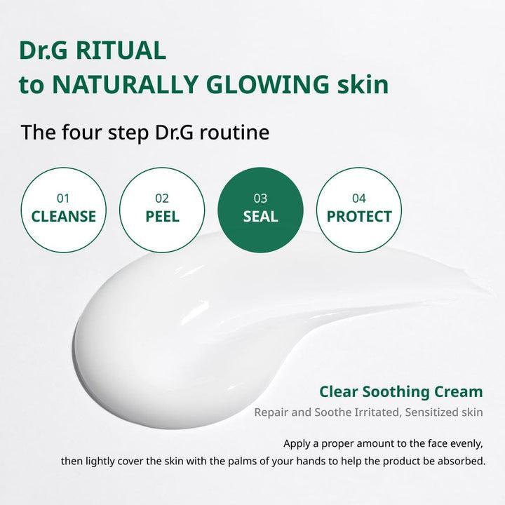 [Dr.G] Успокаивающий крем для проблемной кожи Red Blemish Clear 70 мл