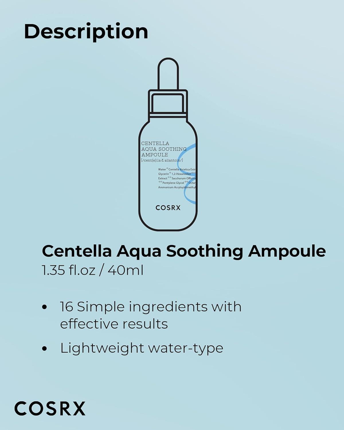 [Cosrx] Hydrium Centella Aqua Soothing Ampoule 40 мл
