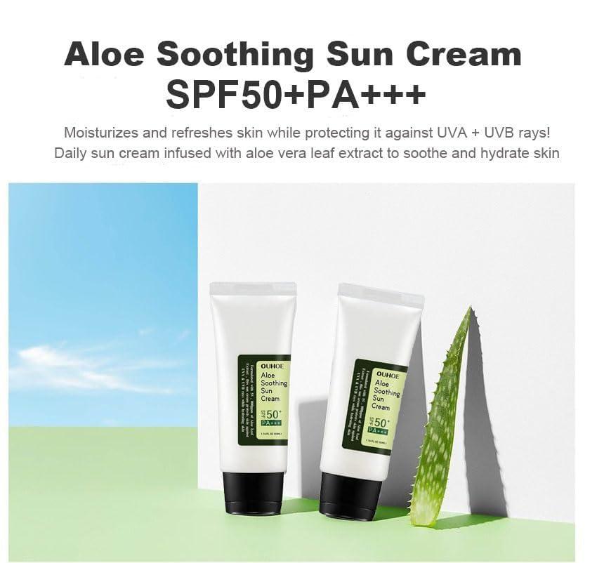 [Cosrx] Успокаивающий солнцезащитный крем с алоэ SPF50+ PA+++ 50 мл