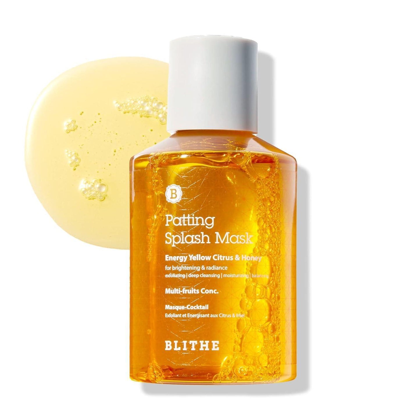 [Blithe] Паттинг-маска для умывания Energy Yellow Citrus &amp; Honey 150 мл