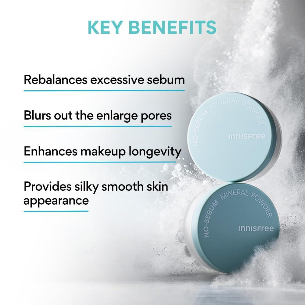 [Innisfree] Минеральная пудра No-Sebum 5 г