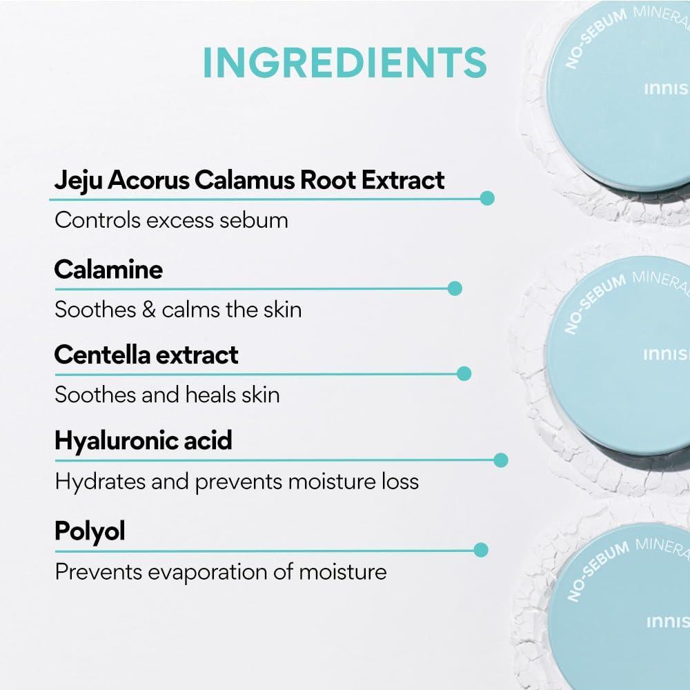 [Innisfree] Минеральная пудра No-Sebum 5 г