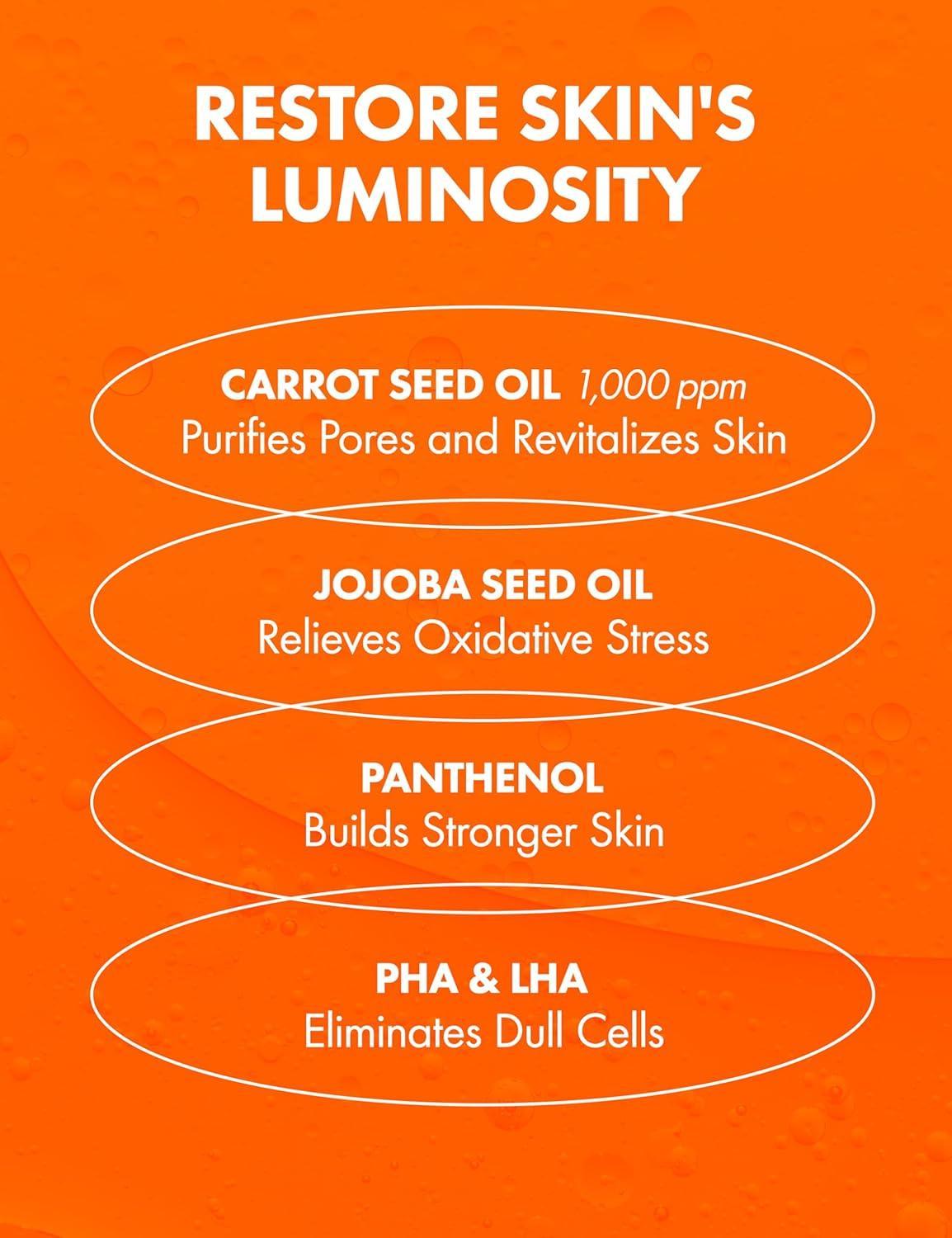 [NeoGen] DERMALOGY CARROT DEEP CLEAR OIL PAD 150ML (60 PAD)