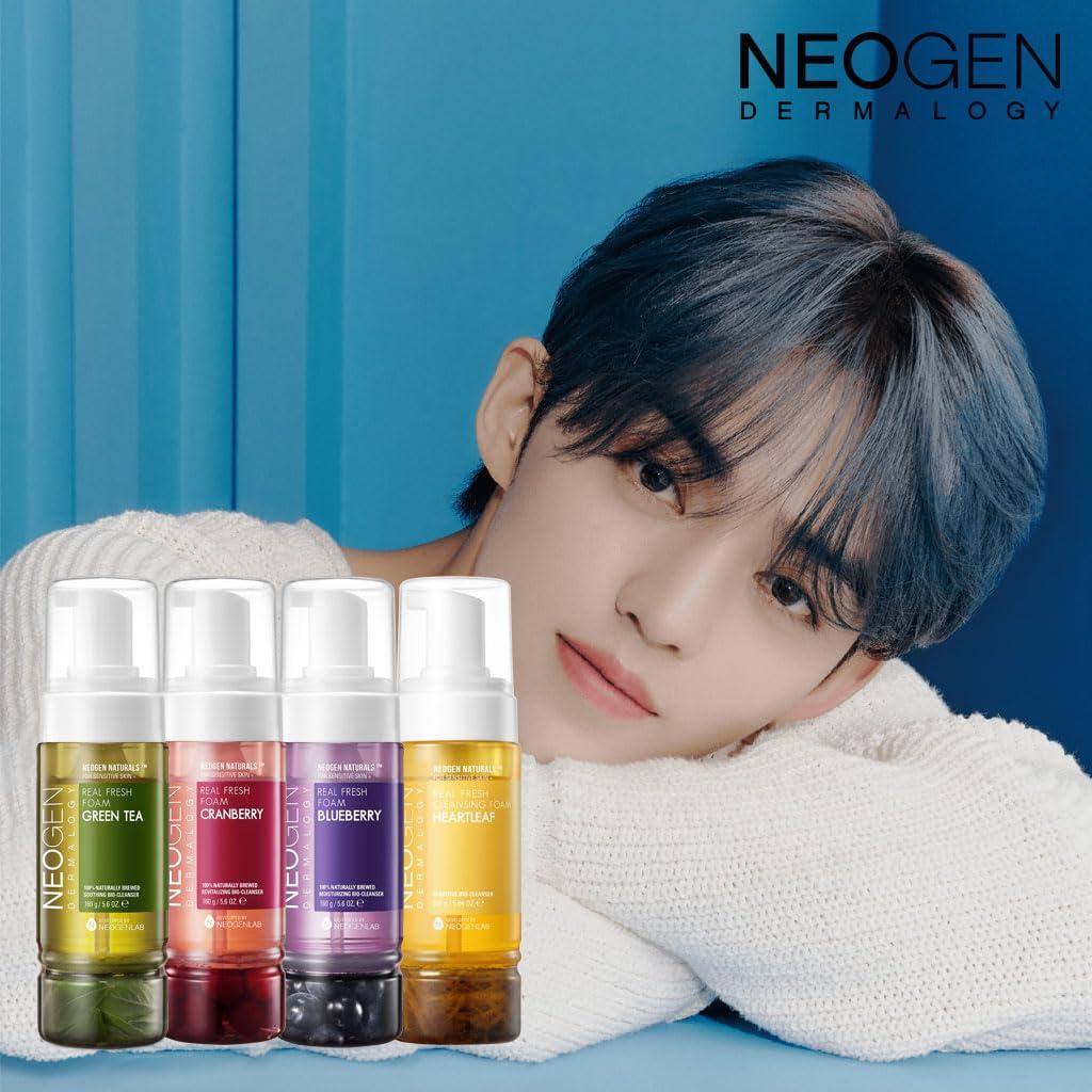 [NeoGen] DERMALOGY REAL FRESH ОЧИЩАЮЩАЯ ПЕНКА ЗЕЛЕНЫЙ ЧАЙ 160 Г