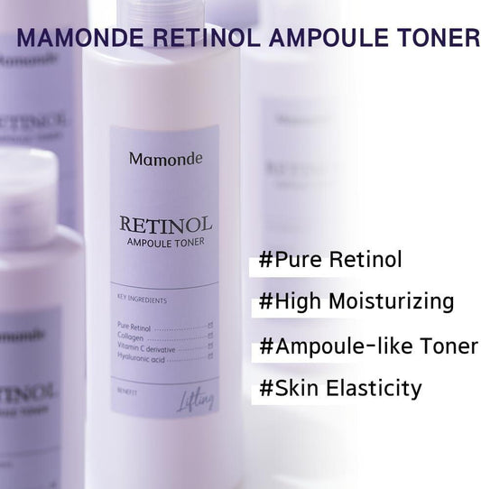 [Mamonde] Тоник с ретинолом и ампулами 150 мл