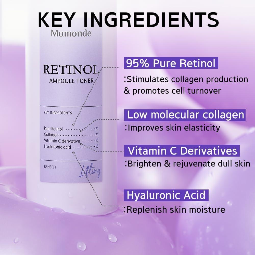 [Mamonde] Тоник с ретинолом и ампулами 150 мл