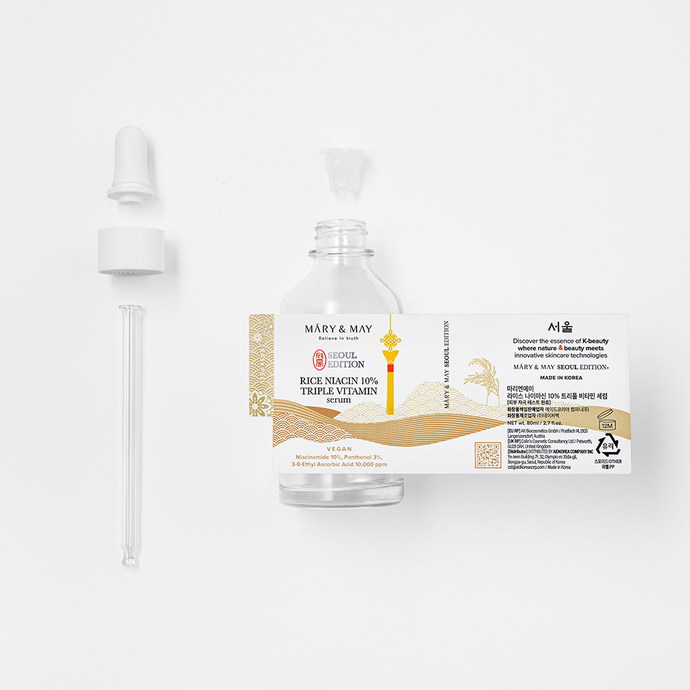 [Mary&amp;May] Сыворотка с тройным витамином и ниацином 10% из риса 80 мл