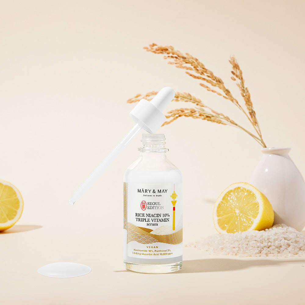 [Mary&amp;May] Сыворотка с тройным витамином и ниацином 10% из риса 80 мл