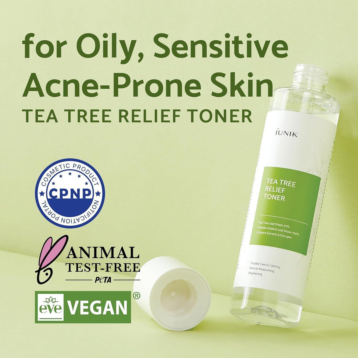 [iUNIK] Тоник Tea Tree Relief 200 мл