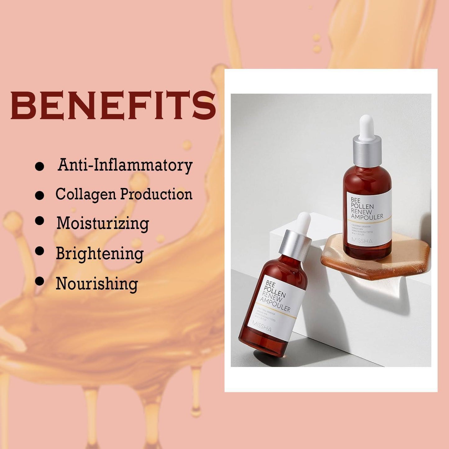 [Missha] Пчелиная пыльца Renew Ampouler 40 мл