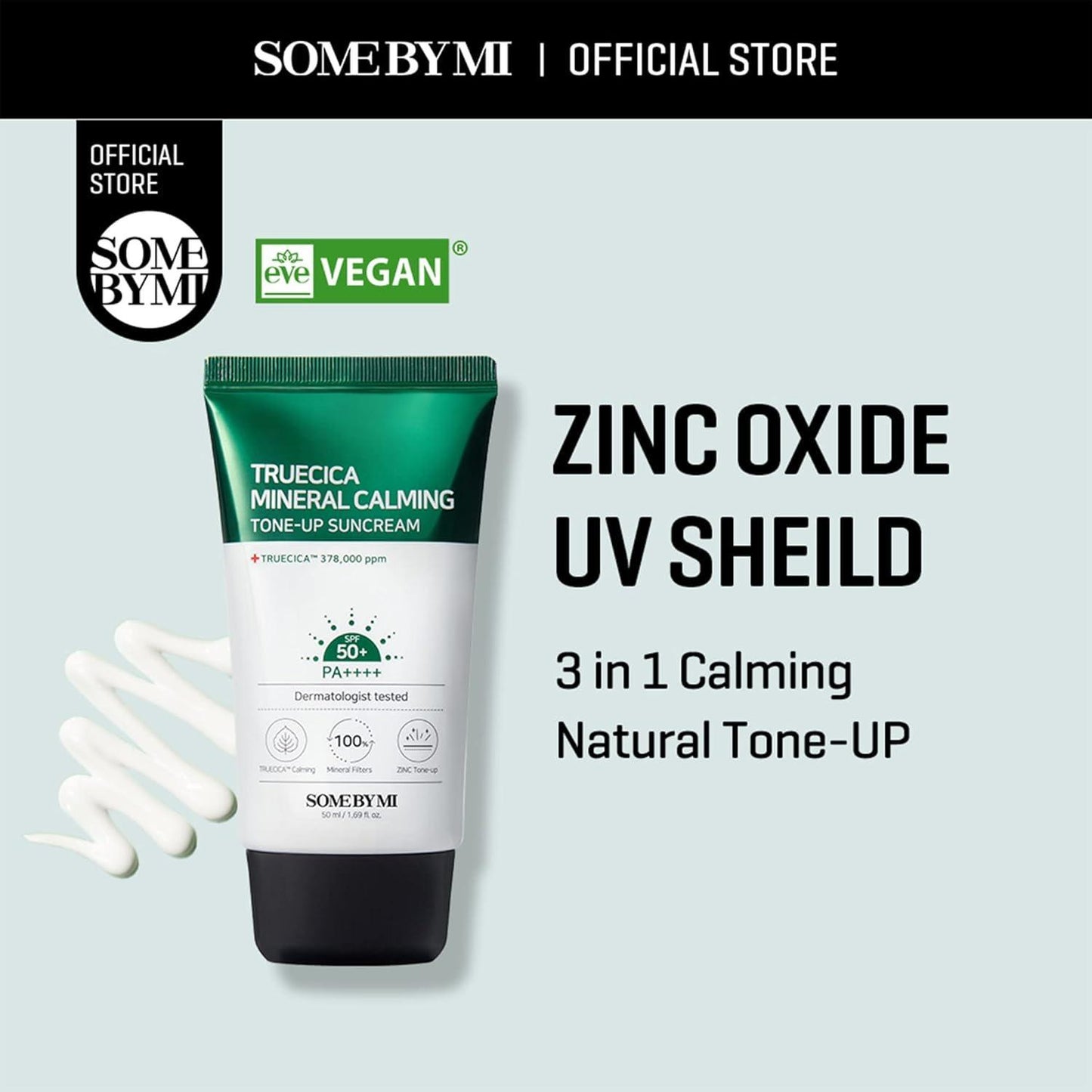 [Somebymi] Truecica Mineral Calming Tone-Up Suncream 50 мл