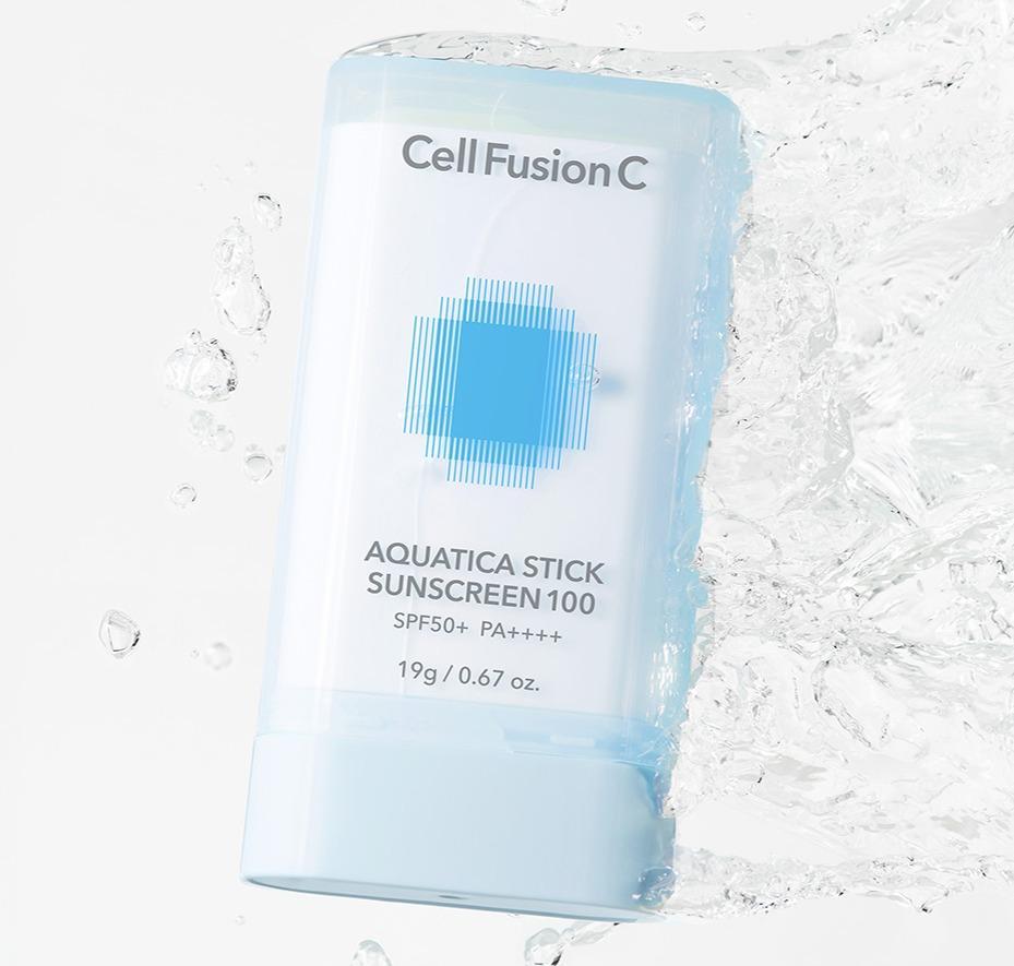 [CellFusionC] Aquatica Stick күннен қорғайтын крем SPF 50+ / PA++++ - 19г