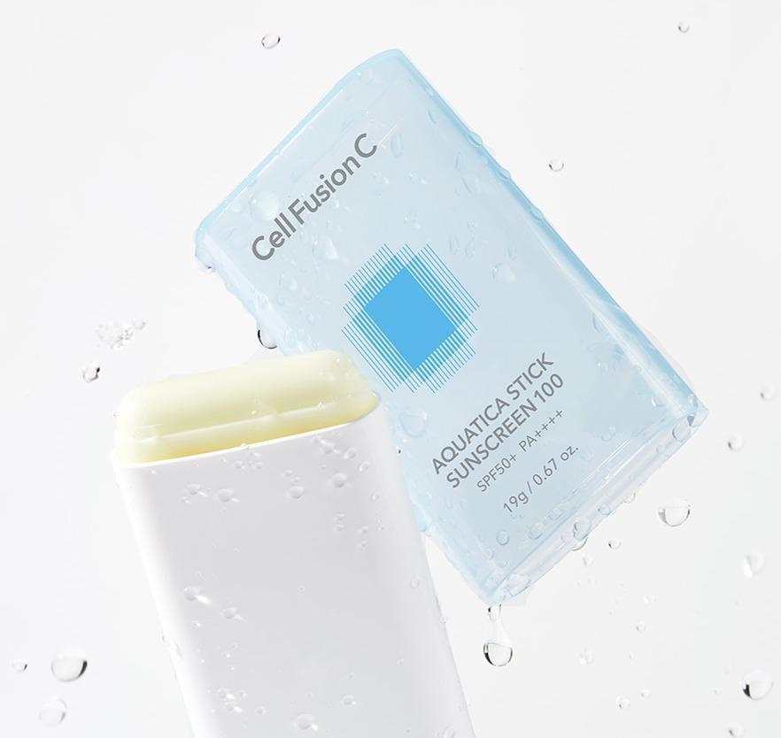 [CellFusionC] Aquatica Stick күннен қорғайтын крем SPF 50+ / PA++++ - 19г