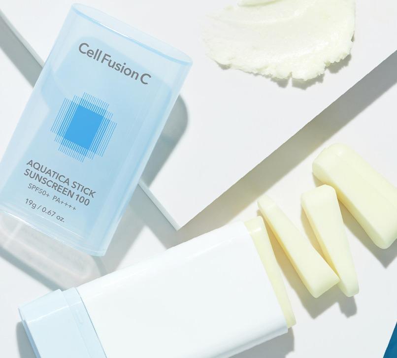 [CellFusionC] Aquatica Stick күннен қорғайтын крем SPF 50+ / PA++++ - 19г