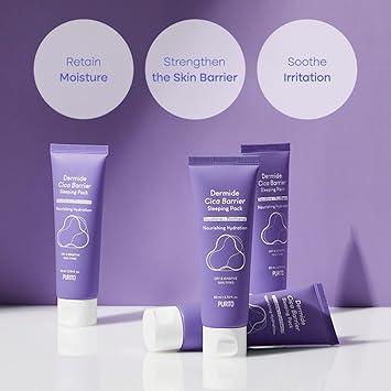 [PURITO] Ночная маска Dermide Cica Barrier 80 мл