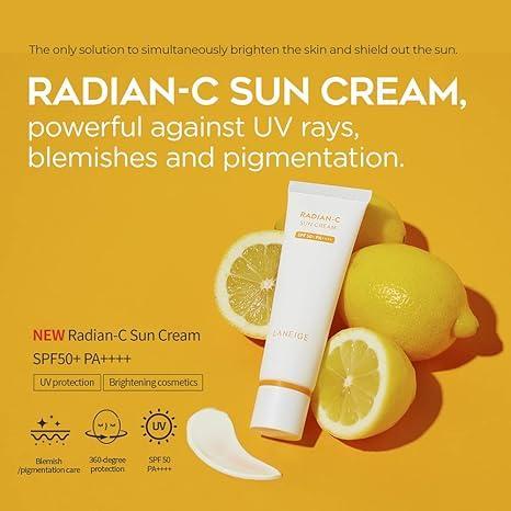 [Laneige] RADIAN-C СОЛНЦЕЗАЩИТНЫЙ КРЕМ 50 мл (SPF50+)