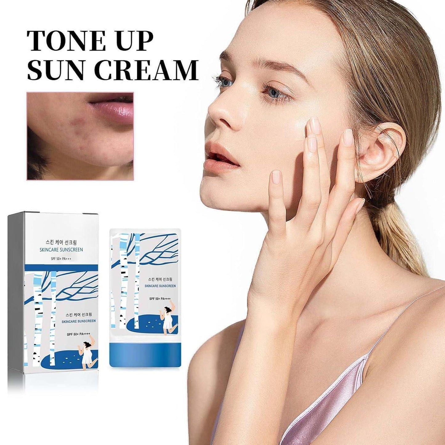 [Roundlab] Увлажняющий солнцезащитный крем с березовым соком SPF50+ PA++++ 19 г