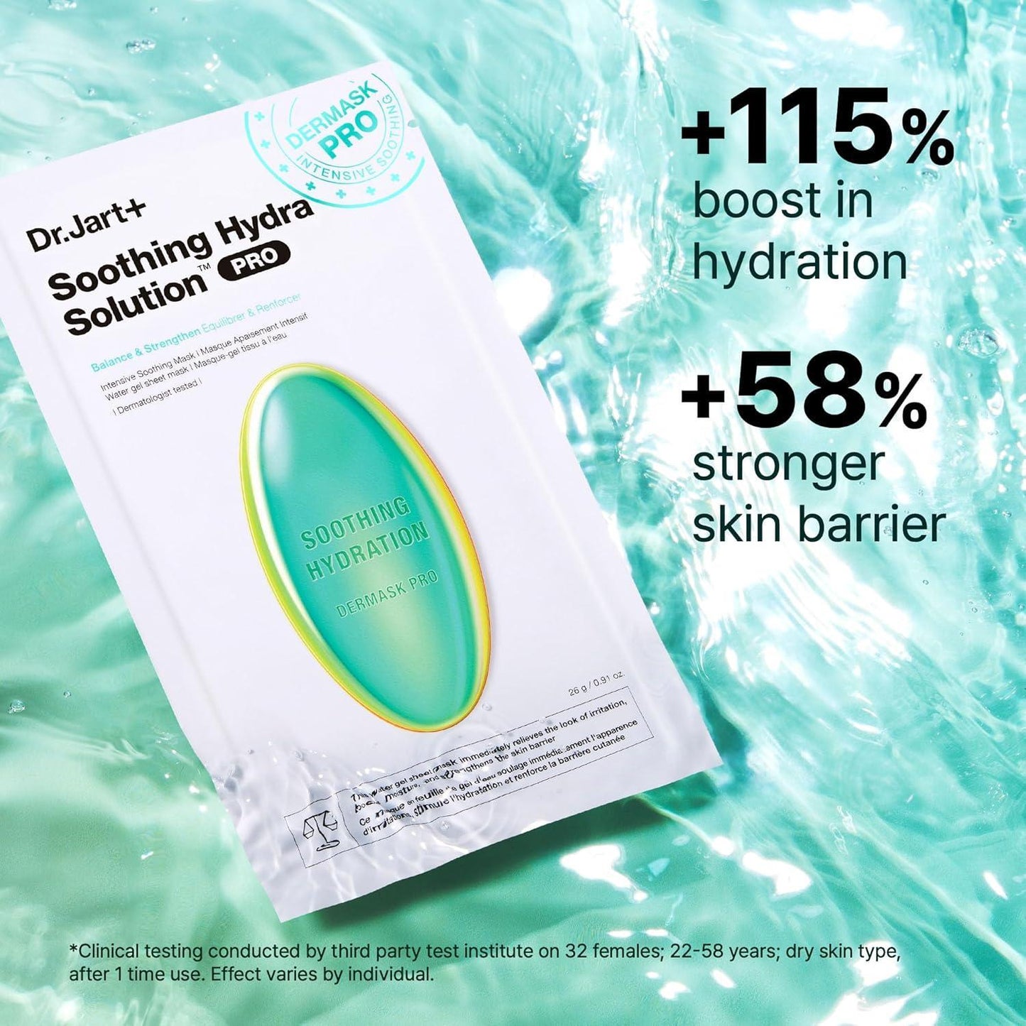 [Dr.Jart+] Dermask Soothing Hydra Solution Pro 1 шт. 25 г