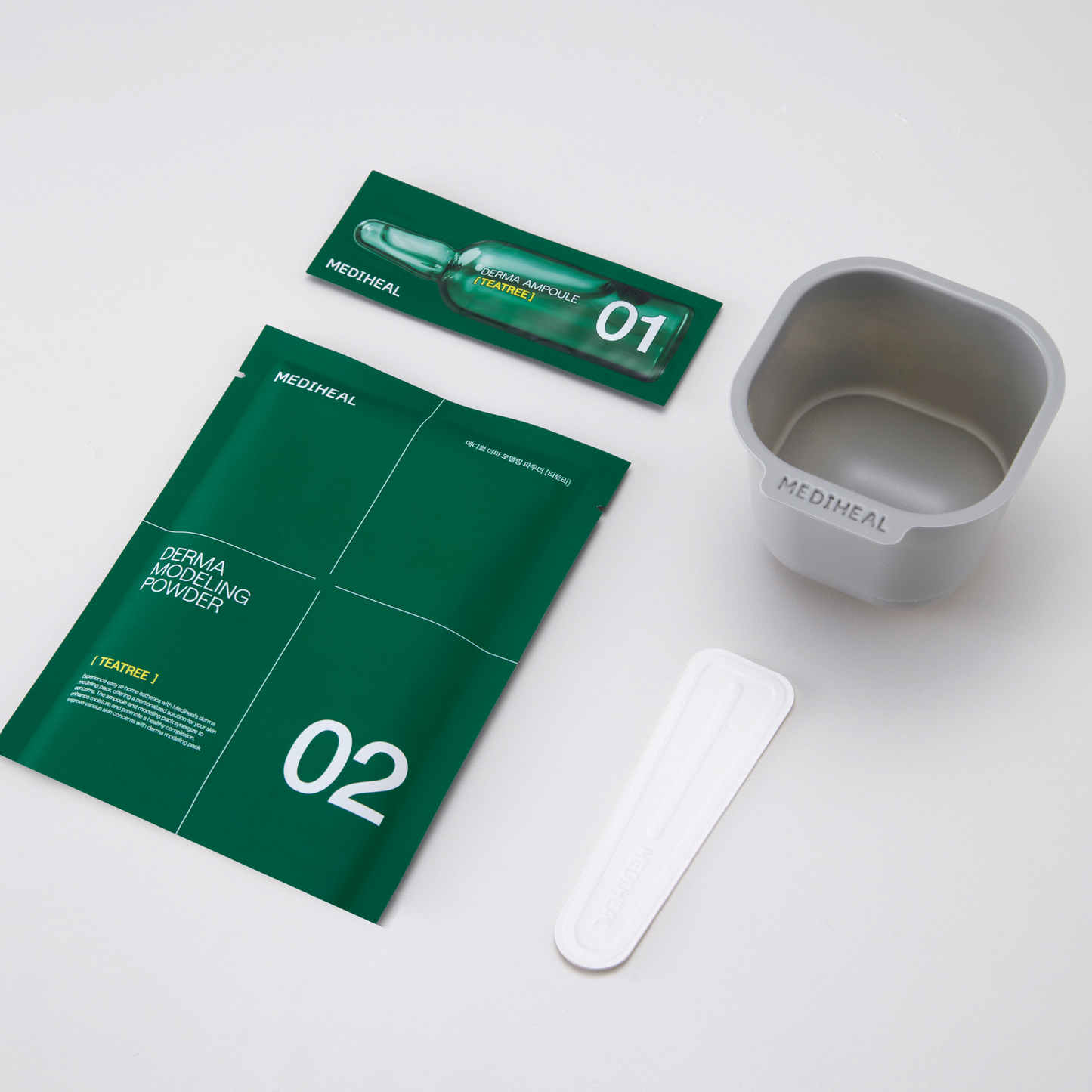 [Mediheal] Derma Modeling Pack Teatree Calming (ампула 2 мл + порошок 28 г)