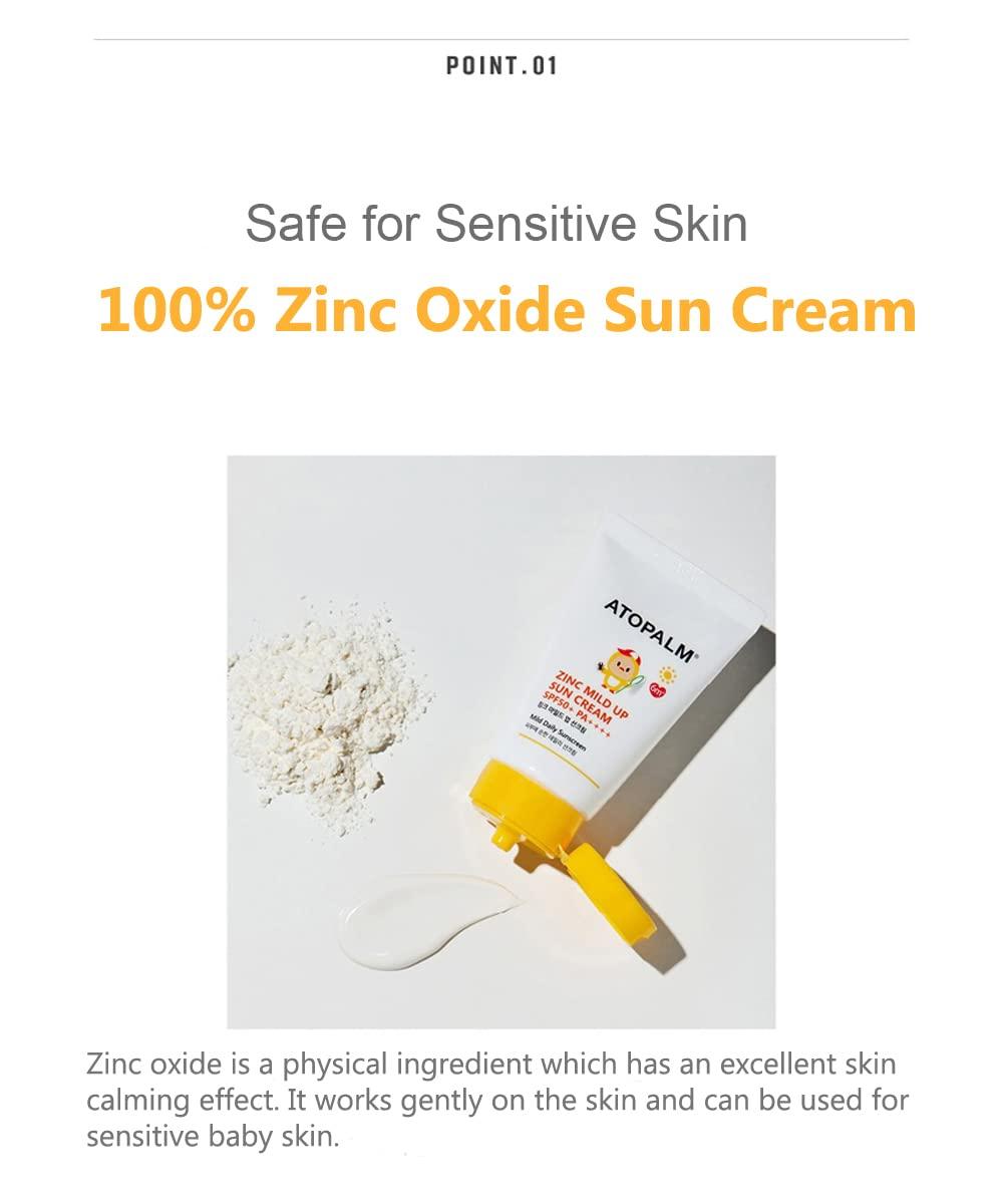 [ATOPALM] Солнцезащитный крем с цинком SPF50+ PA++++ 65 г