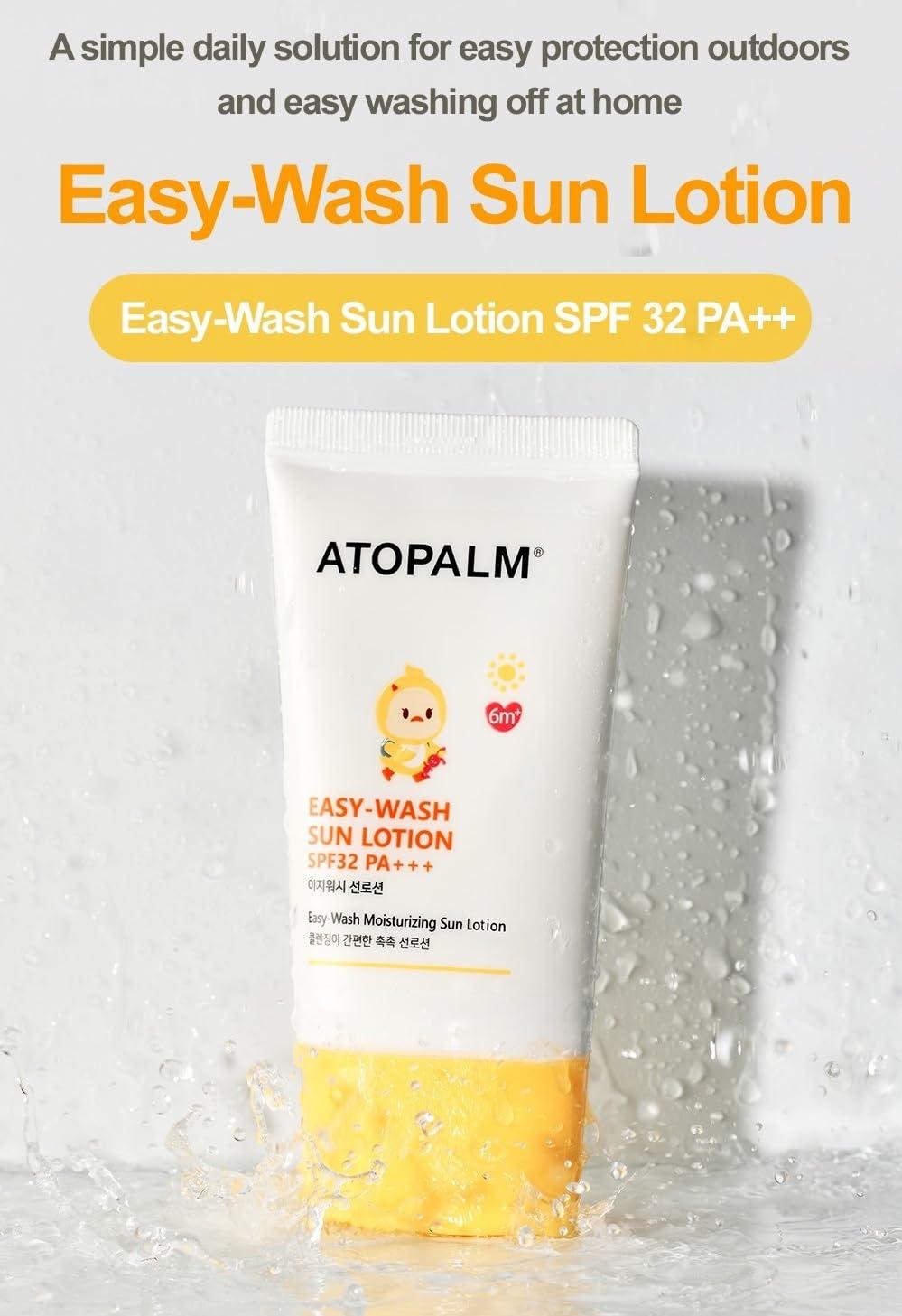 [ATOPALM] Легкосмываемый солнцезащитный лосьон SPF32 PA+++ 60 мл