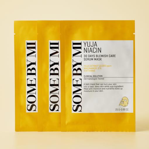 [SomeByMi] YUJA NIACIN 30 DAYS CARE СЫВОРОТОЧНАЯ МАСКА X 10 ШТ.